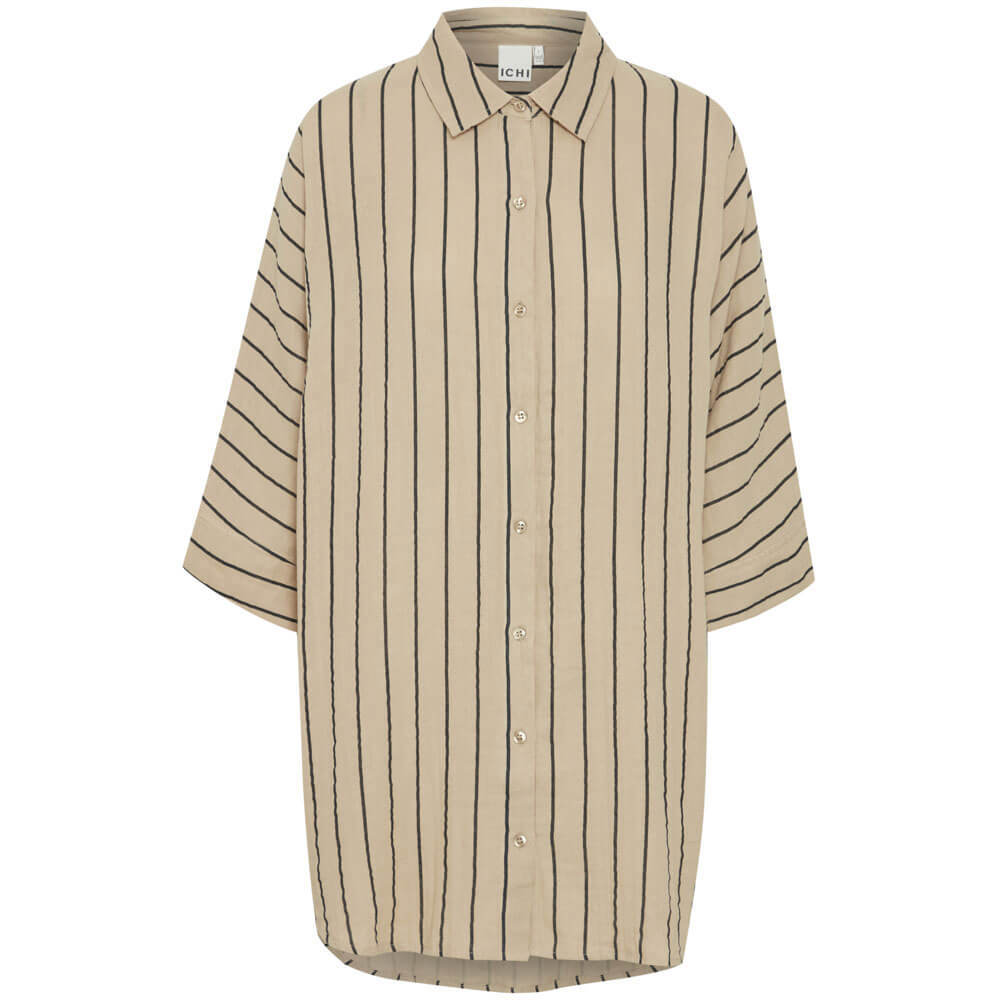 Ichi Foxa Striped Beach Shirt